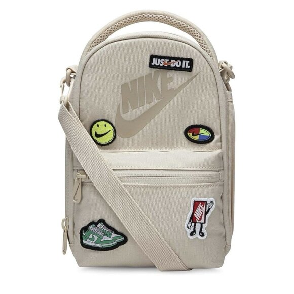 Nike Patch Insulated Lunch Bag Tote Pockets Sanddrift Beige 9A3089-X5C NWT - Picture 1 of 5